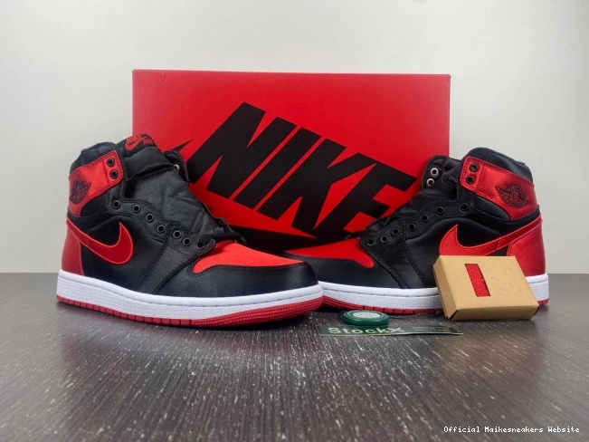 Official Maikesneakers OG Air Jordan WMNS FD4810-061 Satin 1 High Bred 0717